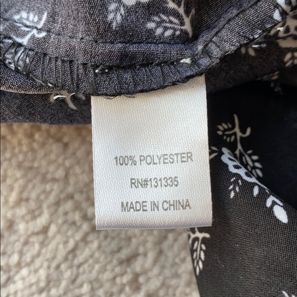 OOTD black and white flowered strapless jumpsuit - Picture 7 of 8